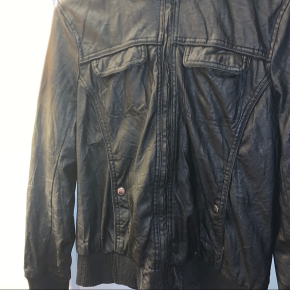 Wetseal faux leather jacket XL - Picture 2 of 6